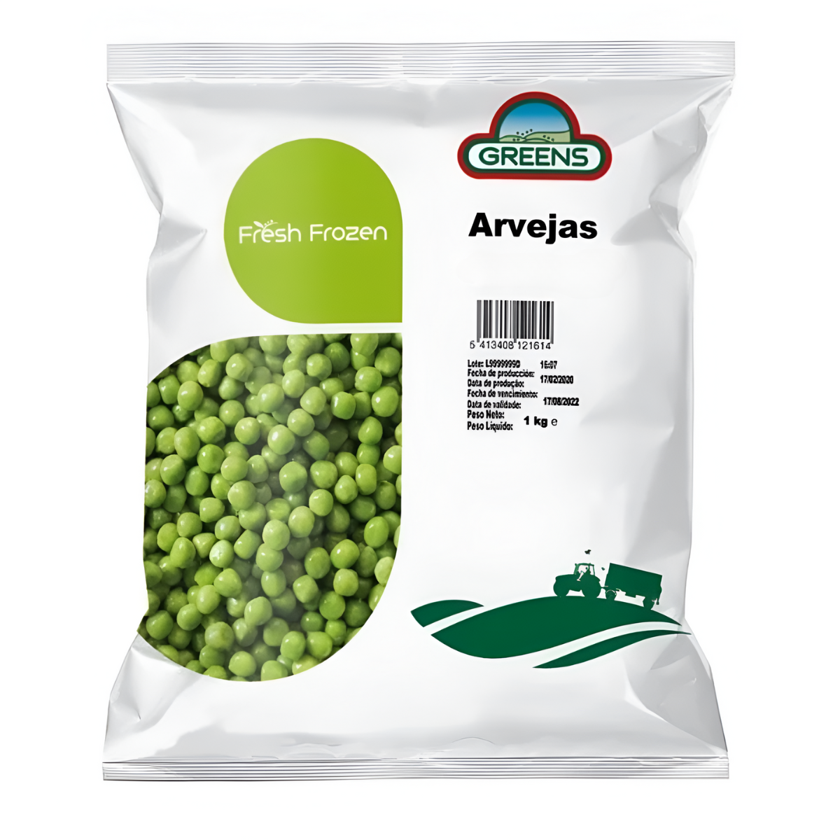 ARVEJAS CONG.GREENS 10 x 1 kg
