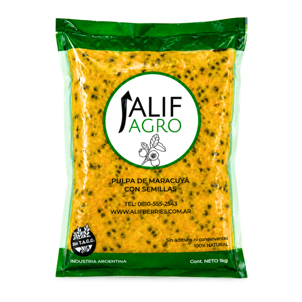 MARACUYA CON SEMILLA BOLSA10 x1 kg ALIF AGRO