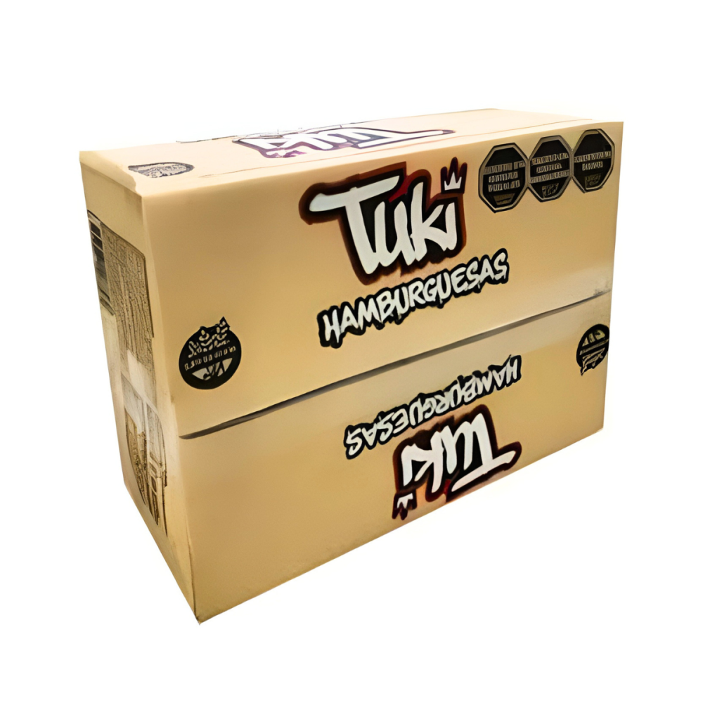 HAMBURGUESA CARNE VACUNA TUKI 60 x 80 grs.