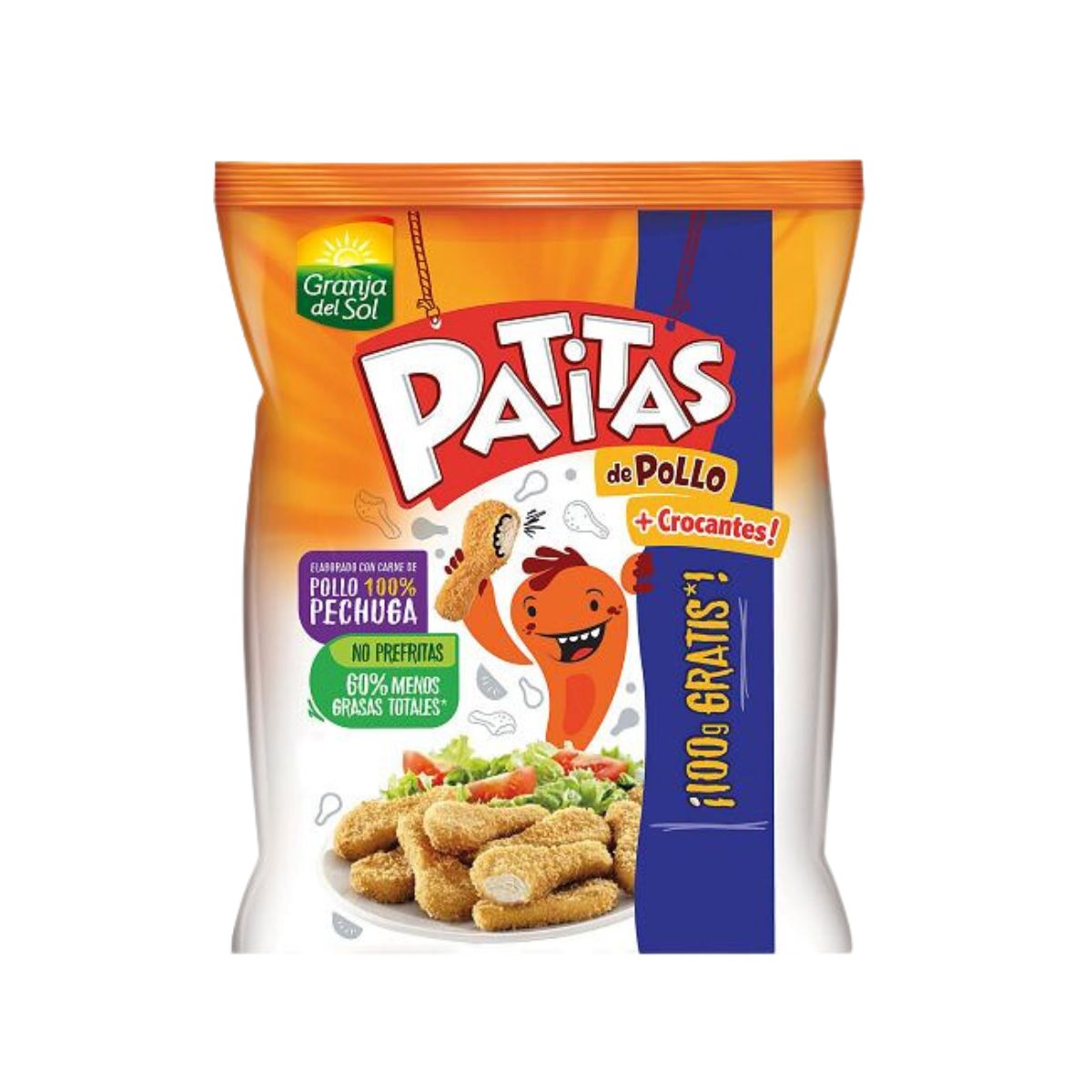 PATITAS DE POLLO GRANJA DEL SOL 12  x 1.100gr