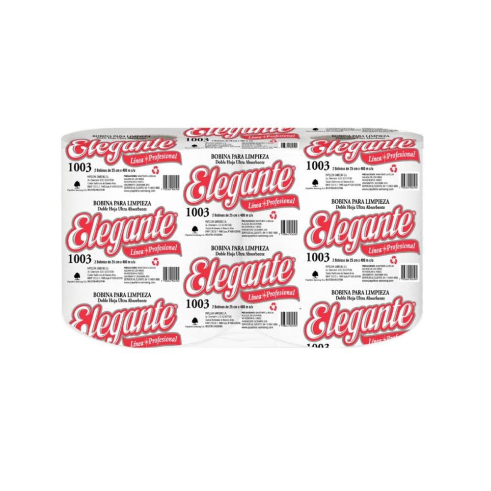 BOBINA ELEGANTE 2 u. x 25 cm. x 400 m.