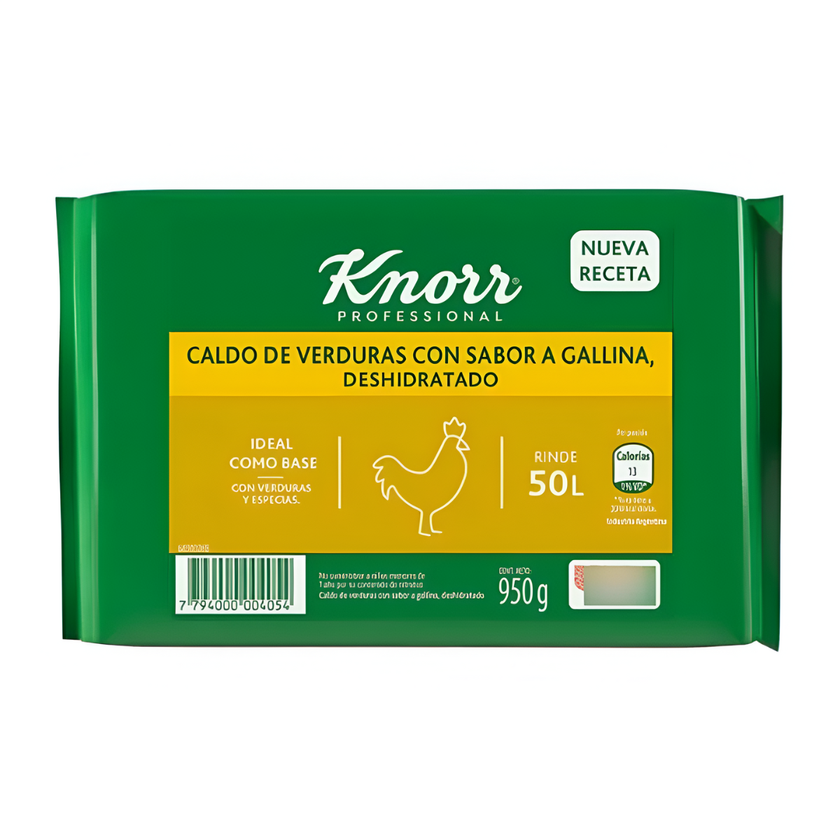 CALDO DE GALLINA PASTA KNORR X 950 GRS