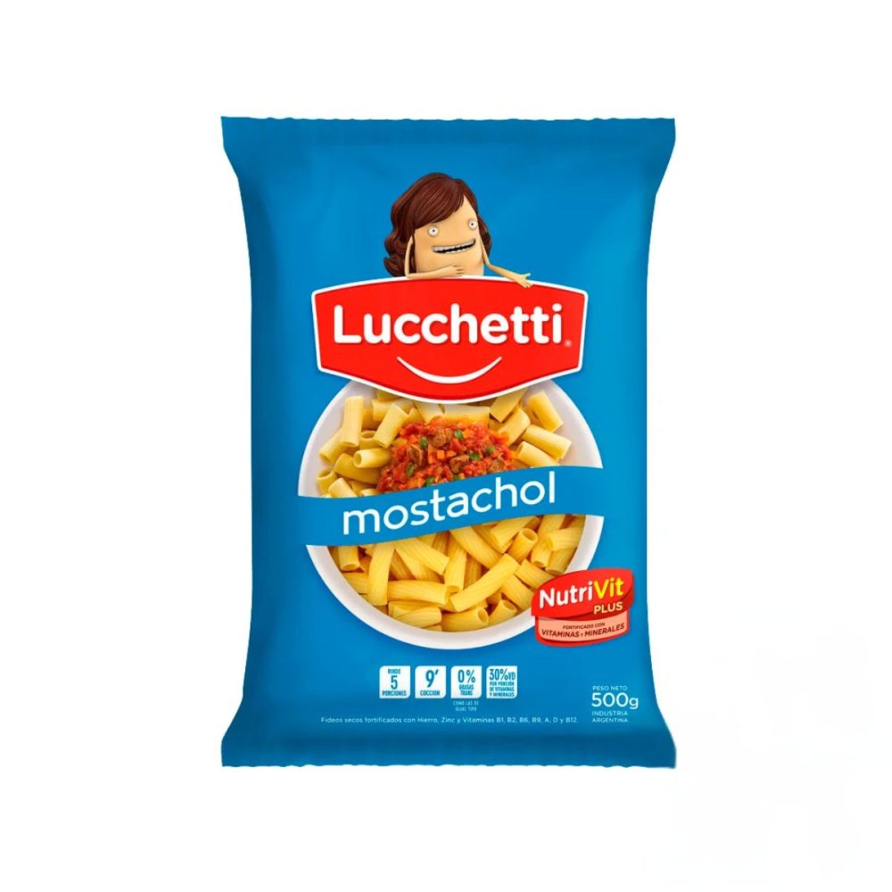FIDEOS MOSTACHOL LUCHETTI 15 x 500g
