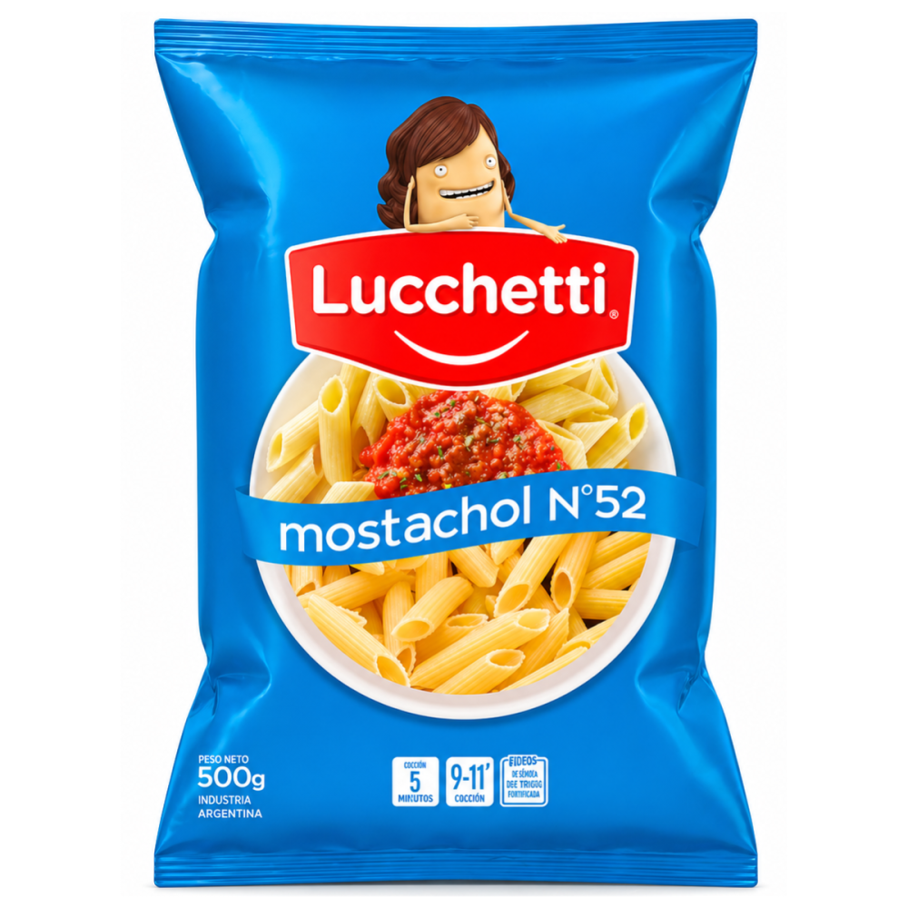 FIDEOS MOSTACHOL LUCCHETTI 15 x 500g