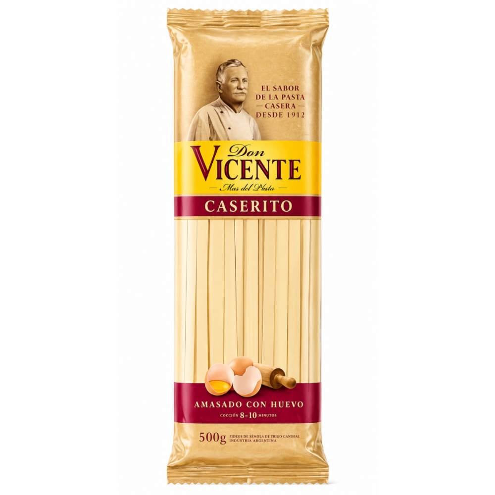 FIDEOS DON VICENTE CASERITO 20 x 500g