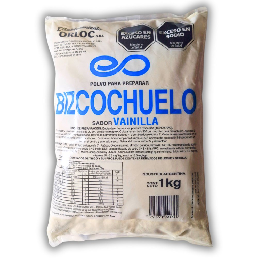 BIZCOCHUELO DE VAINILLA x1kg