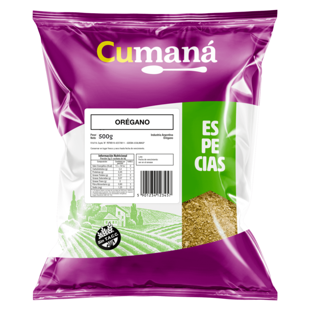OREGANO CUMANA 10 x 500 grs