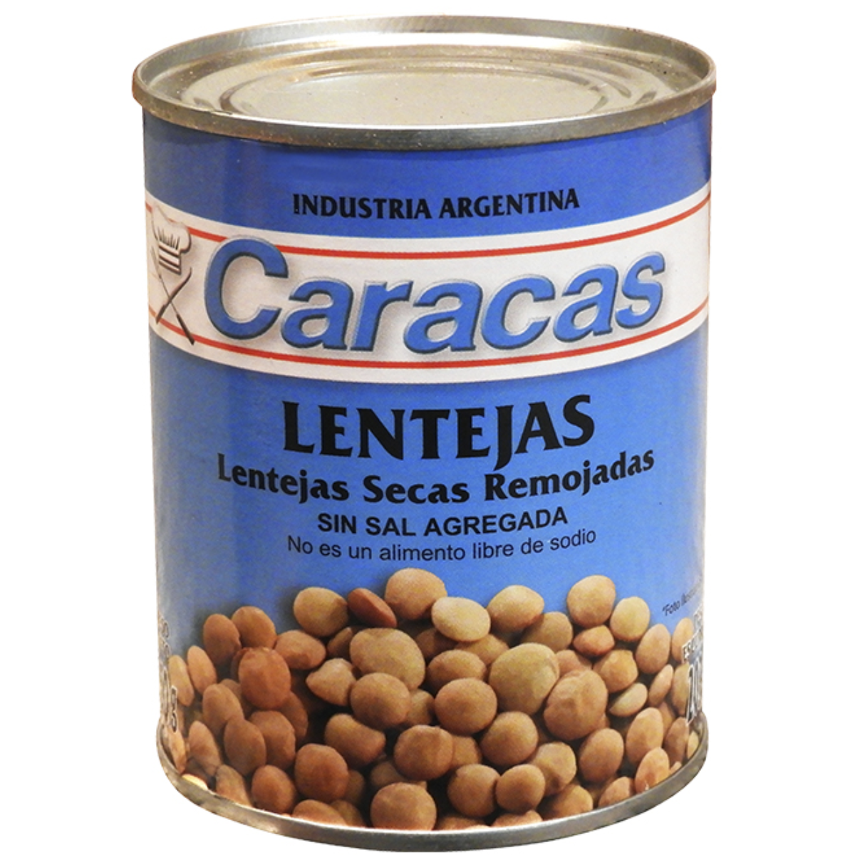 LENTEJAS REMOJADAS CARACAS  LATA 24 X 350 GRS