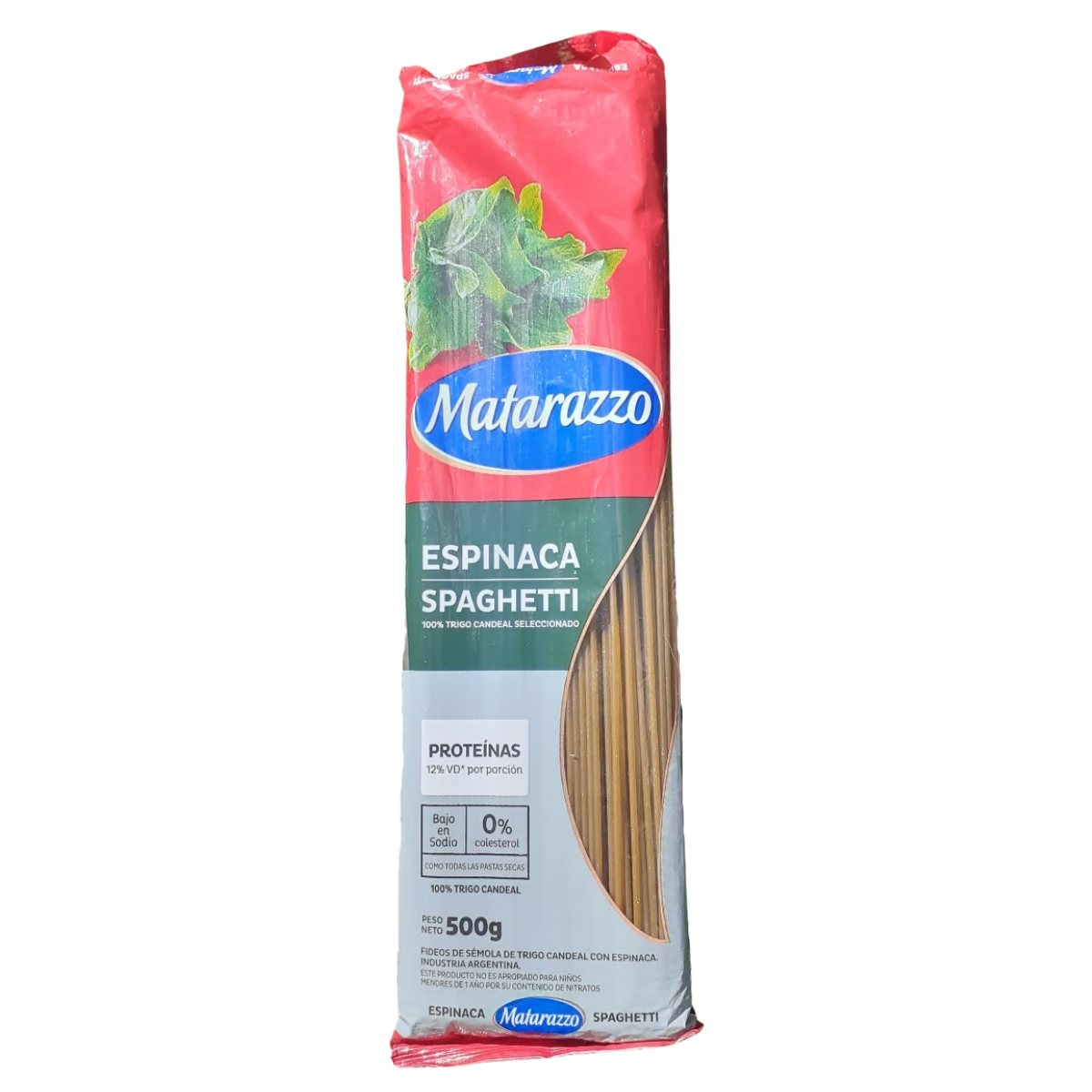 SPAGHETTI ESPINACA.MATARAZZO.20 x500 GRS