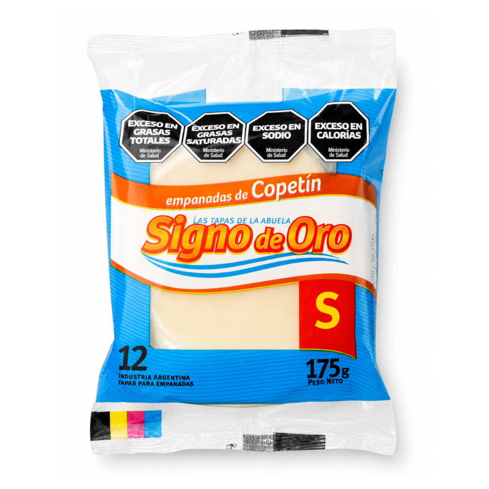 TAPA COPETIN CRIOLLA x 12 u. SIGNO DE ORO