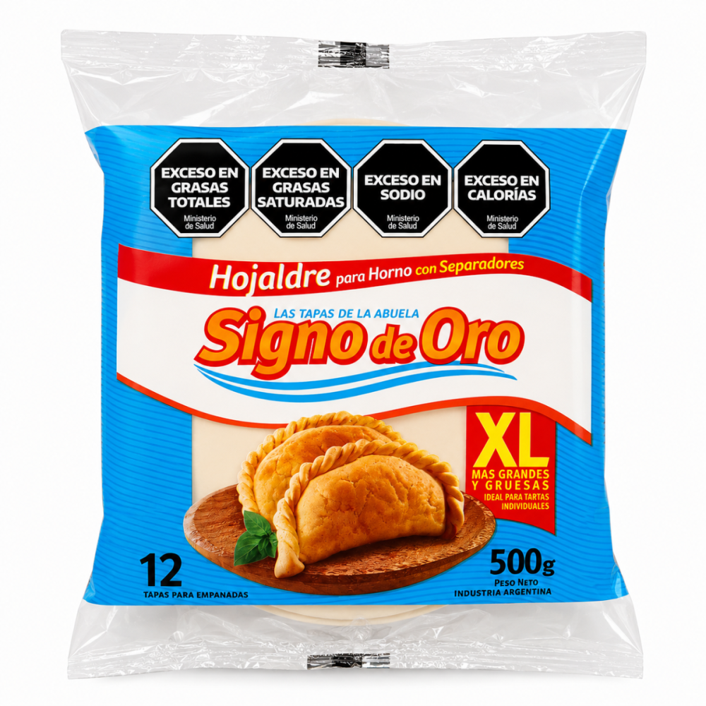 TAPA EMPAN.HOJALDRE ROTIS. 12u x14cm SIGNO.O.