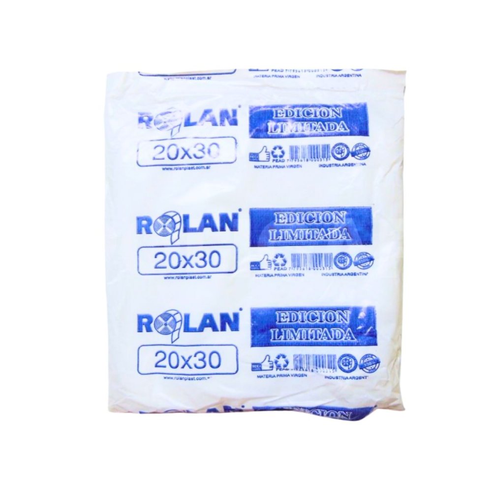 BOLSA CAMISET ROLANPLAST (20x30) 20 x100grs aprox