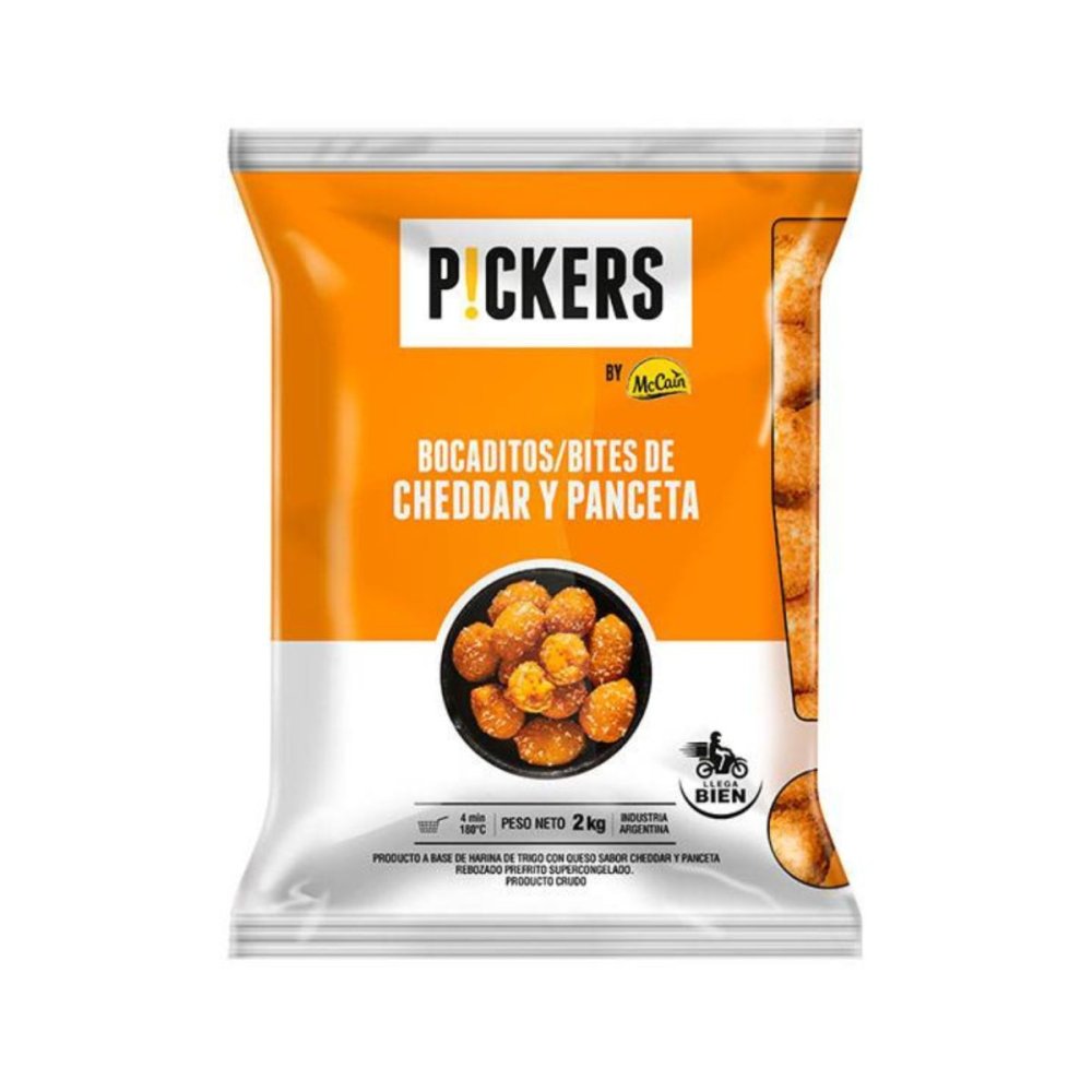 PICKERS CHEDDAR Y PANCET McCAIN 3 bolsas x2kg