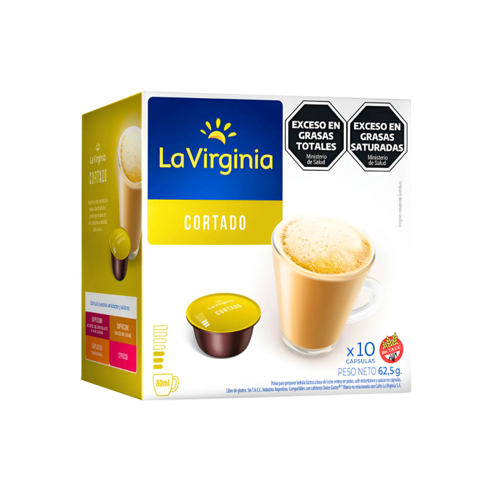 CAPSULA LA VIRGINIA CORTADO 3 X 10 U X 6 G