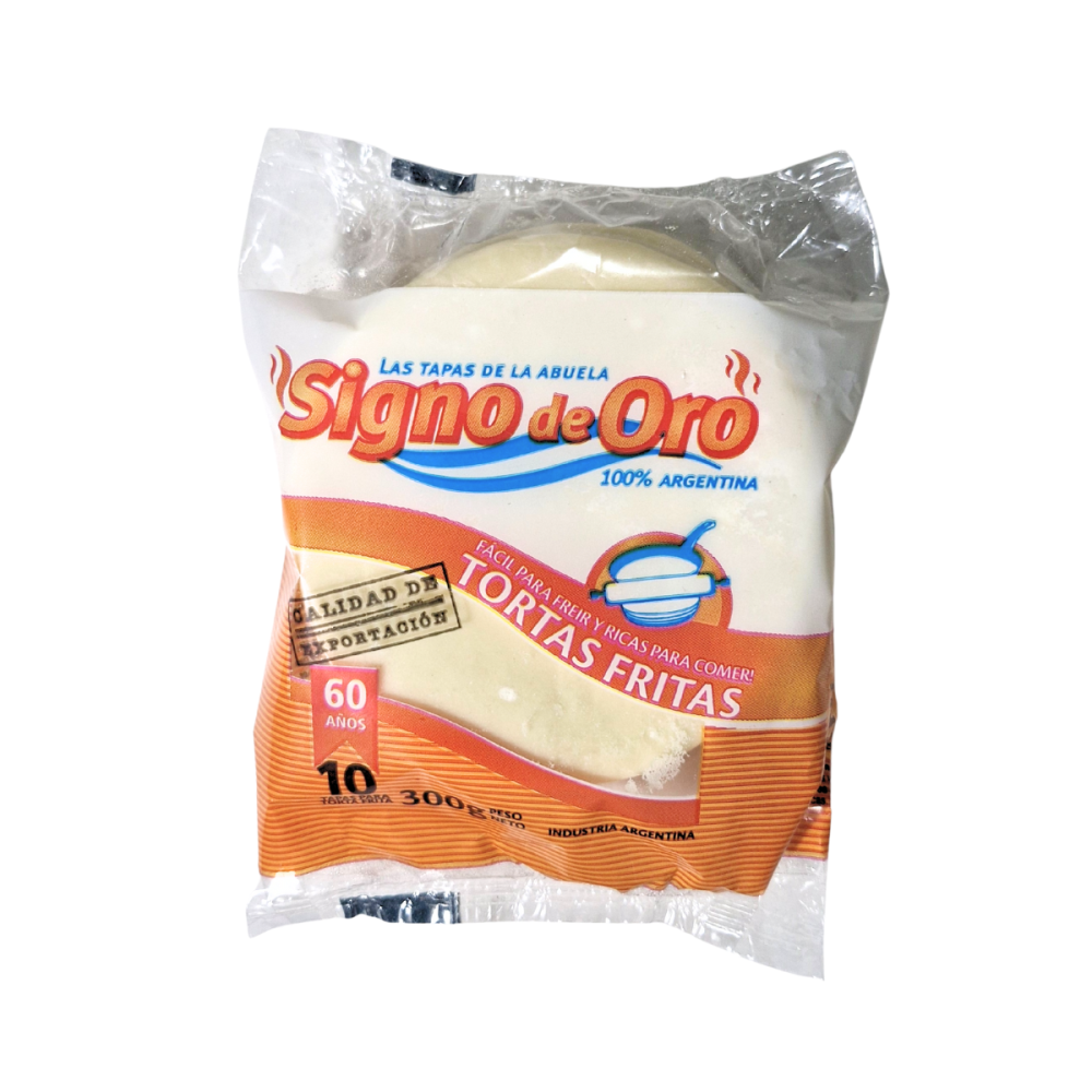 TORTA FRITAS SIGNO DE ORO X 10 UND.