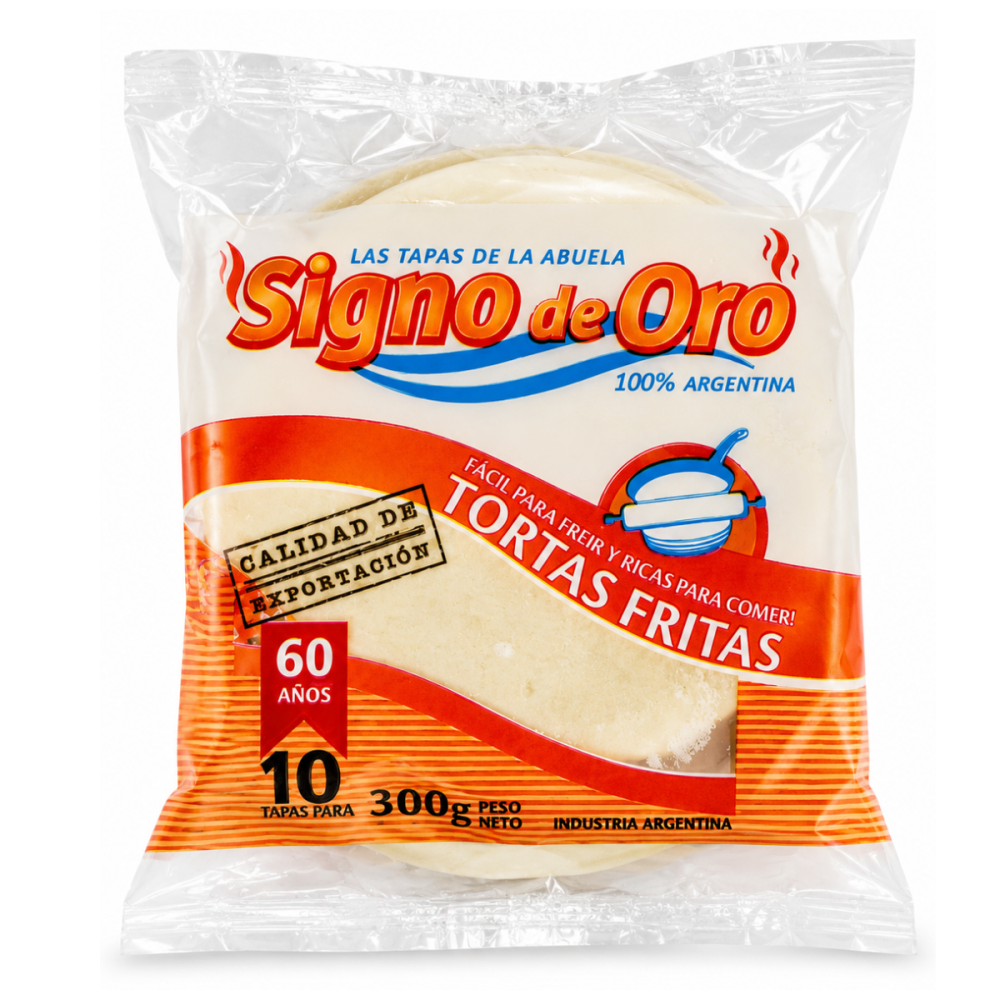 TORTA FRITAS SIGNO DE ORO X 10 UND.