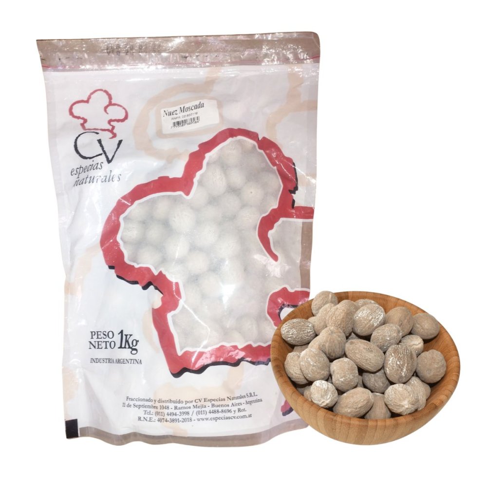 NUEZ MOSCADA GRANO  CV ESPECIAS x 1 kg