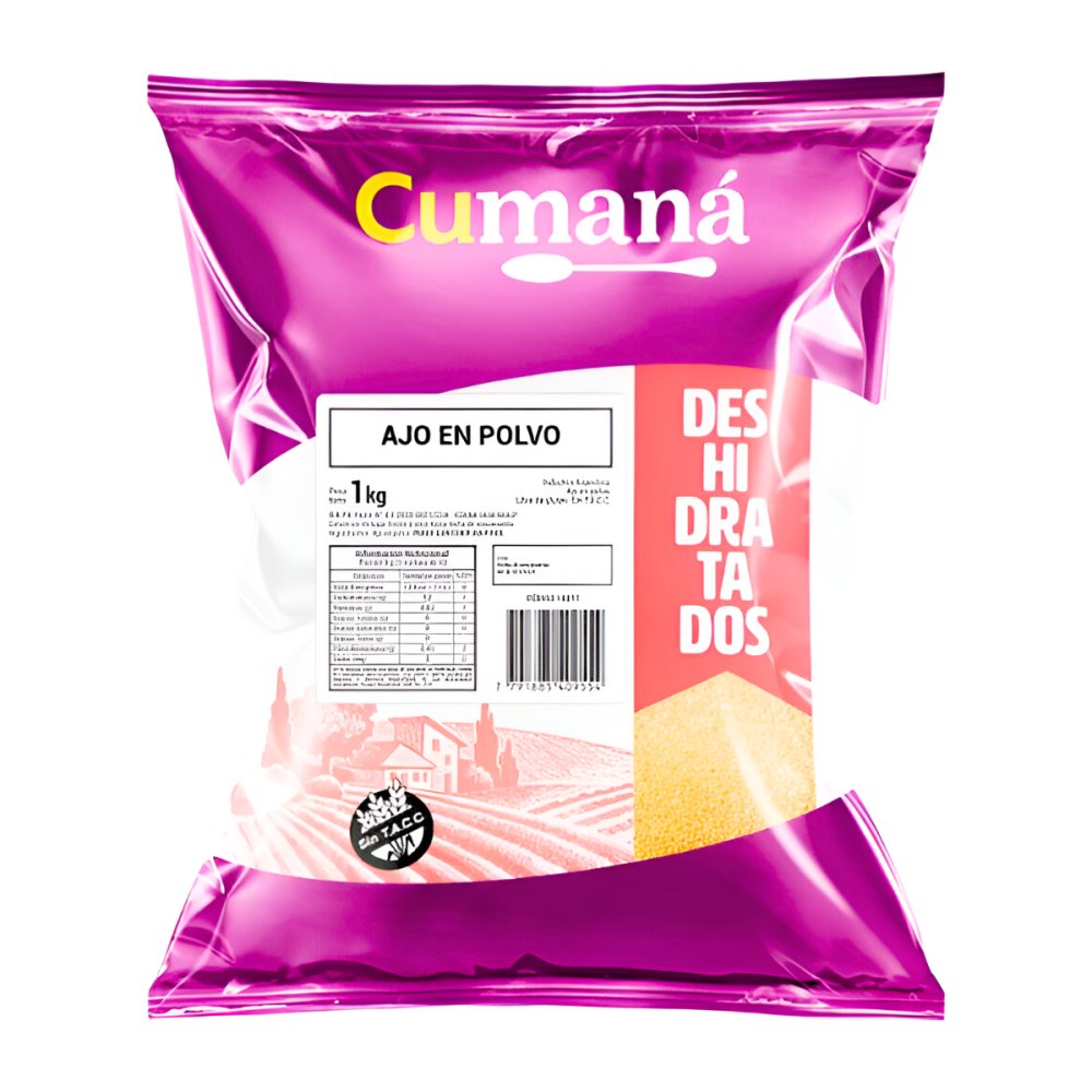 AJO EN POLVO BOLSA  CUMANA x 1 kg