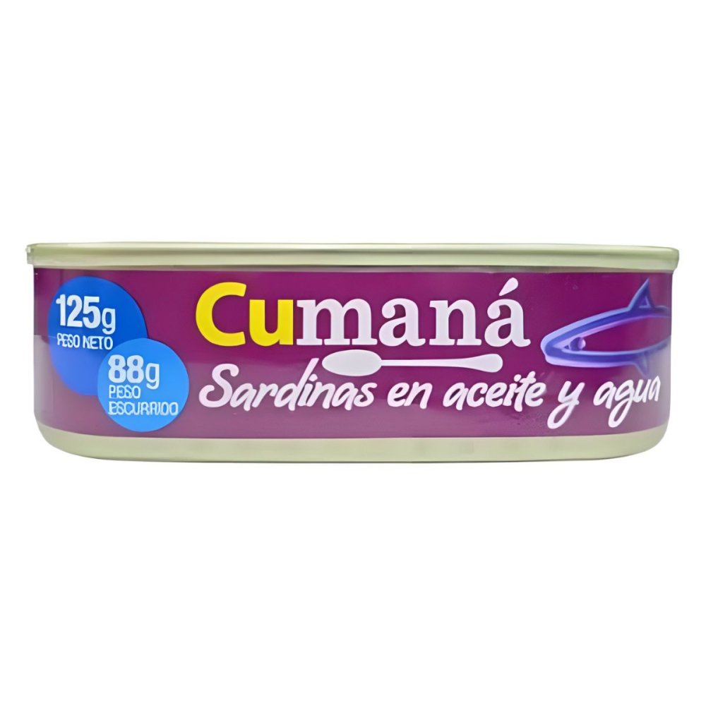 SARDINAS/ACEITE CUMANA  10 x 125g