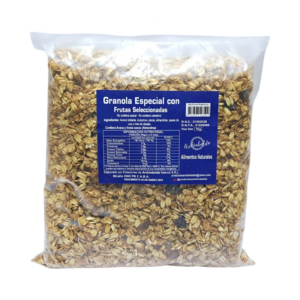 GRANOLA PREMIUM ARCHIMBOLDO x 1 kg