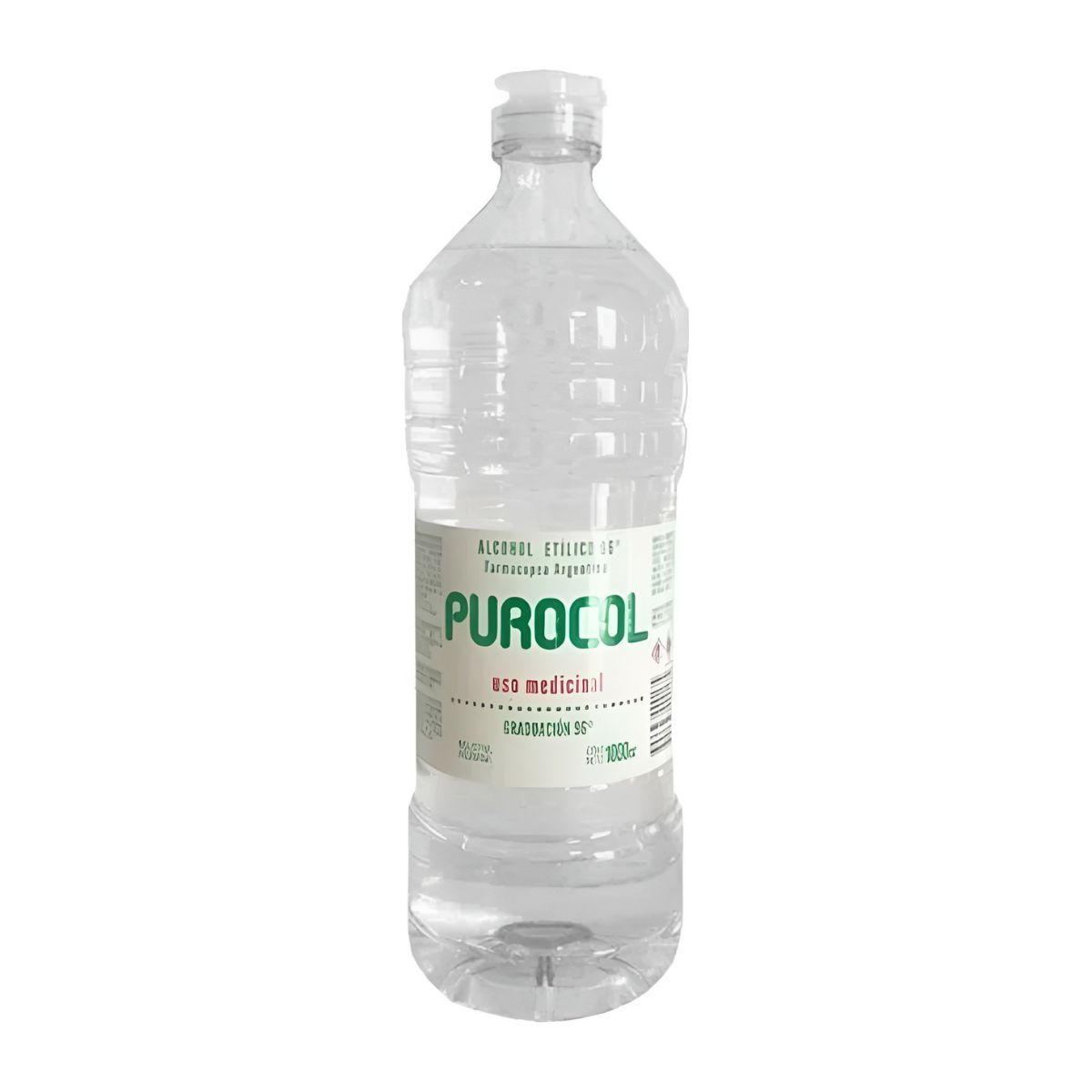ALCOHOL ETIL.96% PUROCOL (12 X 1 LTS) USO ALIMENT