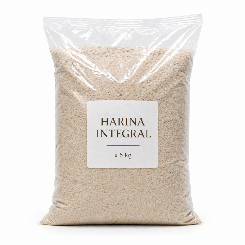 HARINA INTEGRAL BOLSA  X 5 KG