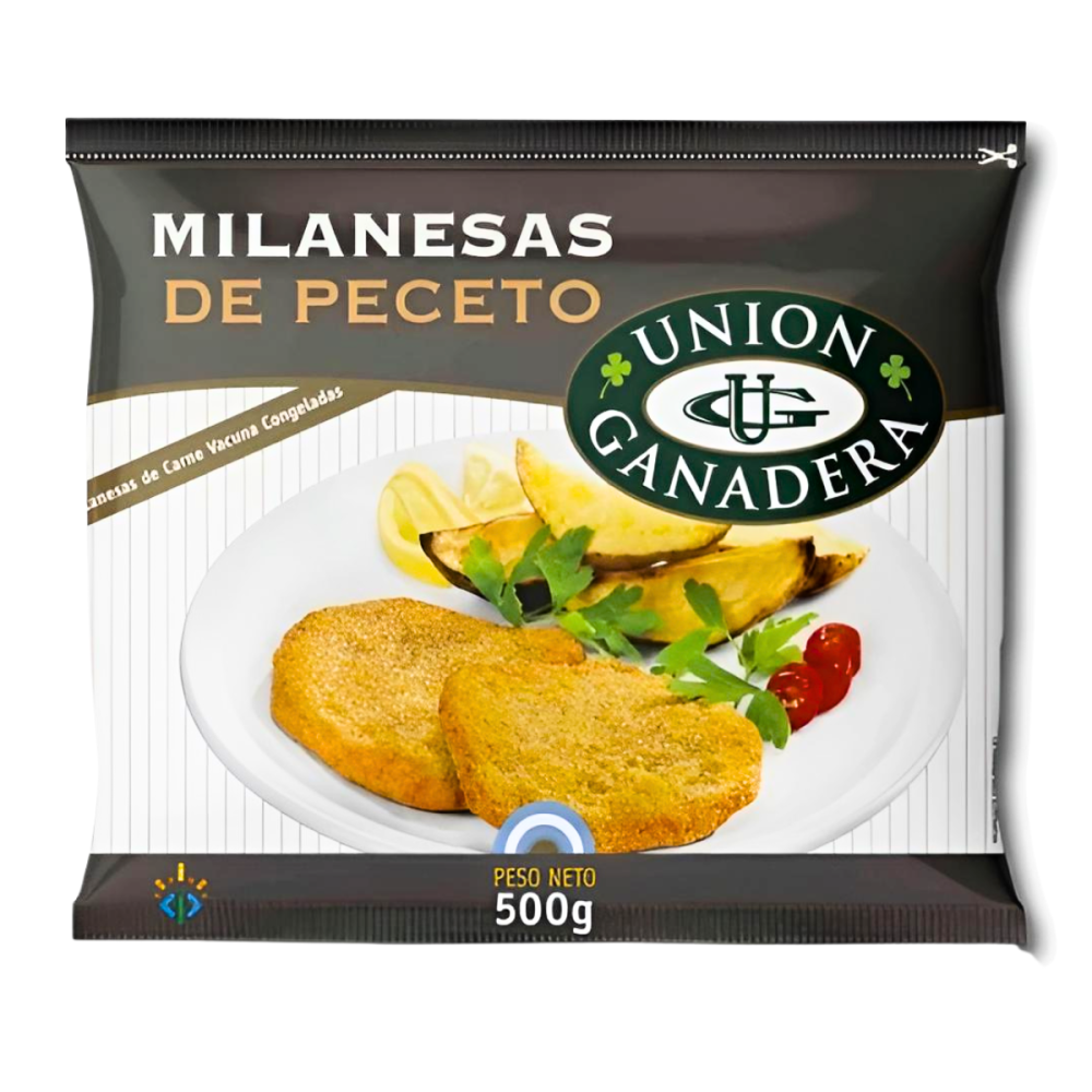 MILANESA DE PECETO U.GANADERA 6 X 500 GRS