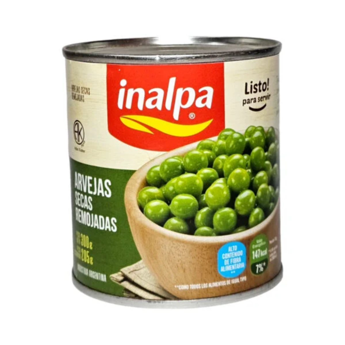 ARVEJA INALPA  LATA 24 x 350 grs
